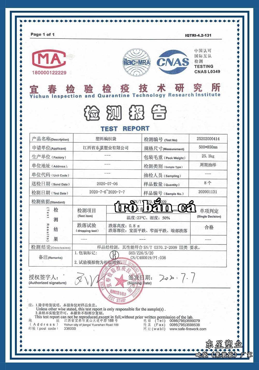 Báo cáo kiểm định